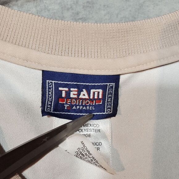 Oklahoma Sooners Jersey Mens XL White Team Edition Apparel NCAA Football Vintage - Picture 10 of 13